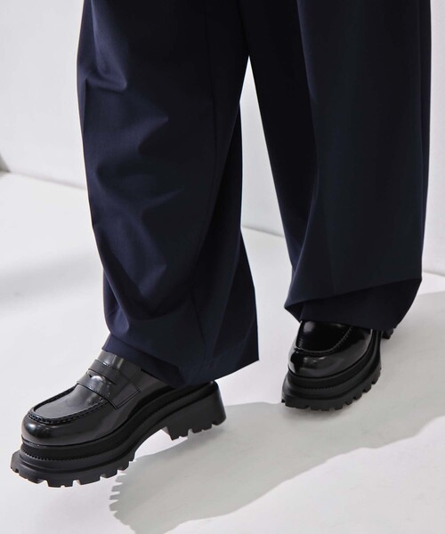 STUDIOUS(ステュディオス)の「【STUDIOUS/ステュディオス】Platform Loafer/プラットフォームローファー/軽量/疲れにくい(ローファー・レディース・ブラック系その他/ブラック・2/1)」の22枚目の写真