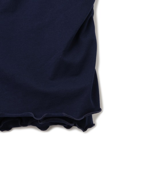 ADAM ET ROPE'(アダムエロペ)の「【WEB限定】ベアトップレイヤードカットソー(Tシャツ/カットソー・レディース・ダークブラウン/ホワイト/ネイビー・FREE)」の20枚目の写真