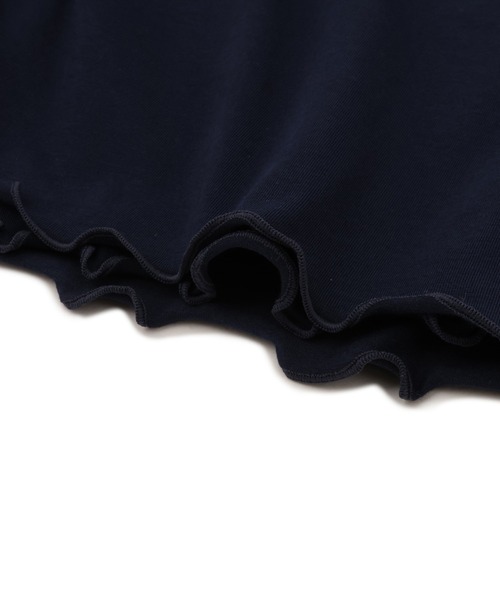 ADAM ET ROPE'(アダムエロペ)の「【WEB限定】ベアトップレイヤードカットソー(Tシャツ/カットソー・レディース・ダークブラウン/ホワイト/ネイビー・FREE)」の21枚目の写真