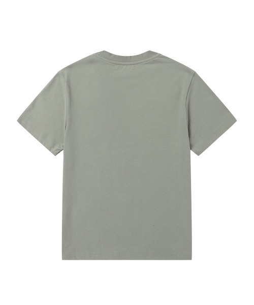 SOLEW(ソル)の「スタンダードハーフスリーブTシャツ_グレーシュミント(Tシャツ/カットソー・メンズ・その他・SMALL/MEDIUM/LARGE/X-LARGE)」の2枚目の写真