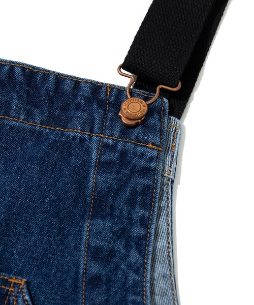 Mountain Mania(マウンテンマニア)の「Mountain Mania/マウンテンマニア Double Knee Denim Overall(サロペット/オーバーオール・メンズ・ライトインディゴブルー/ダークインディゴブルー・MEDIUM/LARGE/X-LARGE)」の5枚目の写真