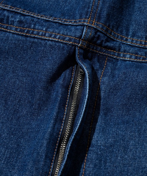 Mountain Mania(マウンテンマニア)の「Mountain Mania/マウンテンマニア Double Knee Denim Overall(サロペット/オーバーオール・メンズ・ライトインディゴブルー/ダークインディゴブルー・MEDIUM/LARGE/X-LARGE)」の7枚目の写真