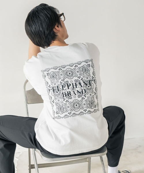BAYFLOW(ベイフロー)の「【ELEPHANT BRAND(エレファントブランド)】別注アソートTシャツ(Tシャツ/カットソー・メンズ・グレー/チャコール/オフホワイト・MEDIUM/LARGE)」の2枚目の写真