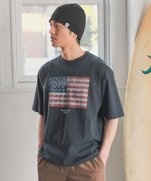 BAYFLOW(ベイフロー)の「【ELEPHANT BRAND(エレファントブランド)】別注アソートTシャツ(Tシャツ/カットソー・メンズ・グレー/チャコール/オフホワイト・MEDIUM/LARGE)」の1枚目の写真