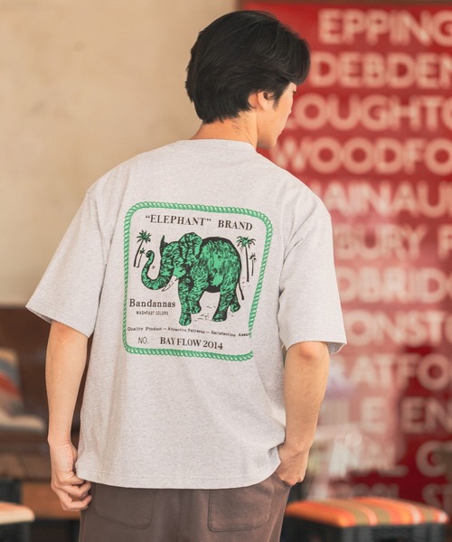 BAYFLOW(ベイフロー)の「【ELEPHANT BRAND(エレファントブランド)】別注アソートTシャツ(Tシャツ/カットソー・メンズ・グレー/チャコール/オフホワイト・MEDIUM/LARGE)」の21枚目の写真