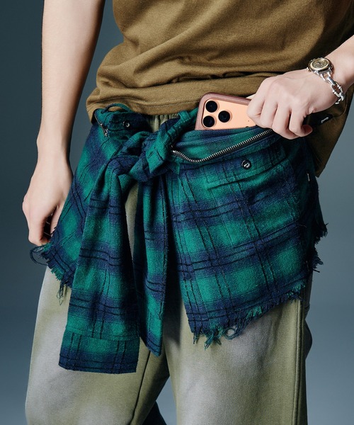 Check Shirt Bag / チェックシャツバッグ（エコバッグ/サブバッグ