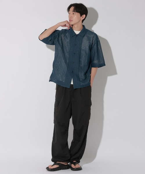 LAKOLE(ラコレ)の「アソート透かし半袖シャツ / 638909(シャツ/ブラウス・メンズ・アイボリー/ブラック/グリーン/ブラウン・MEDIUM/LARGE)」の17枚目の写真