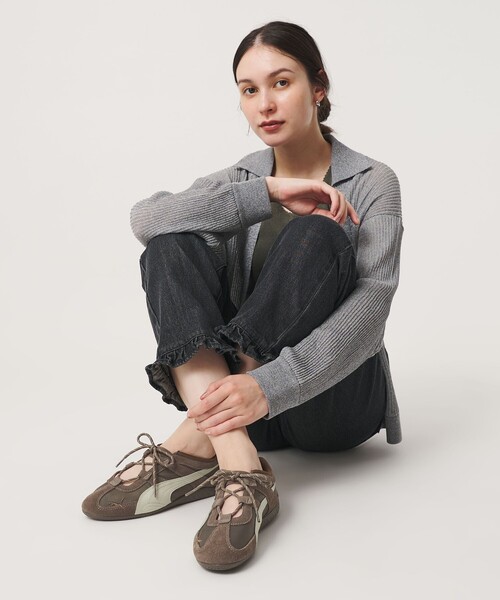 PUMA(プーマ)の「【別注】<PUMA>SPEEDCAT GO スニーカー(スニーカー・レディース・ダークグレー・23cm/23.5cm/24cm/24.5cm/25cm)」の4枚目の写真