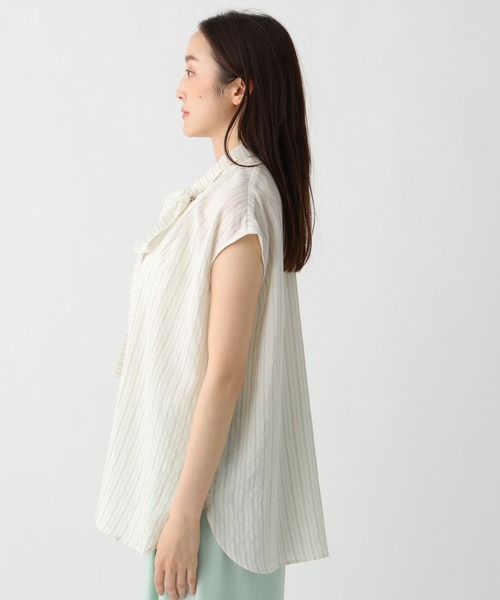 Elura（エルーラ）の「ストライプボウタイブラウス/912367（シャツ/ブラウス・レディース・ライトブルー/オフホワイト/ネイビー・FREE）」の15枚目の写真