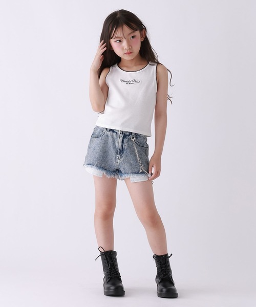 10C REPIPI(ジューシーレピピ)の「【10C REPIPI】ダメージデニムショートパンツ(デニムパンツ・キッズ・ブルー/ブルー系その他/ブラック系その他/ブラック・120cm/140cm/110cm/130cm)」の17枚目の写真
