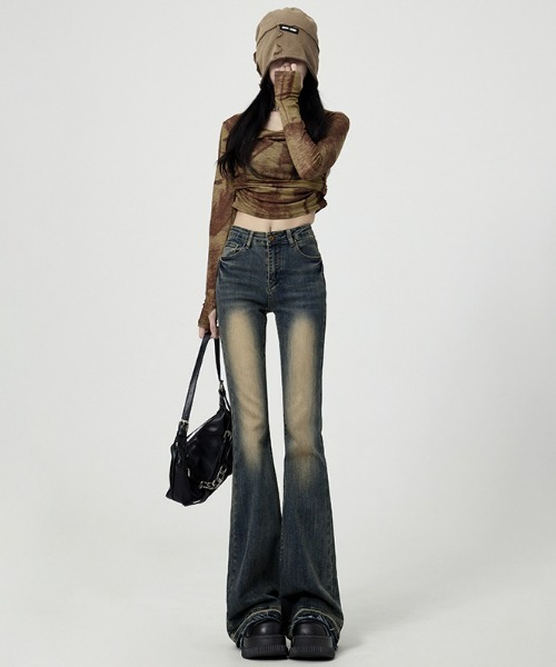 REBALANCE(リバランス)の「セミフレアデニムパンツ(デニムパンツ・レディース・A・SMALL/MEDIUM/LARGE)」の5枚目の写真