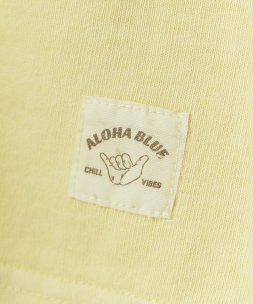 ALOHA BLUE(アロハブルー)の「ALOHA BLUE / アロハブルー 限定 クルーネックシャツ ベーシック メンズ レディース 秋 秋服 2026年秋冬(Tシャツ/カットソー・メンズ・イエロー・M/L)」の4枚目の写真