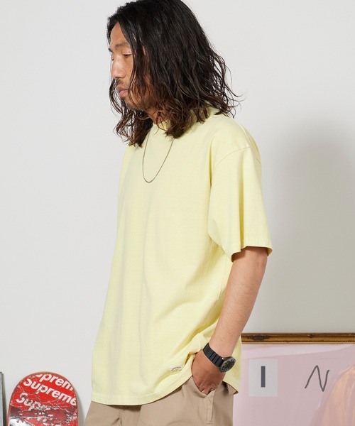 ALOHA BLUE(アロハブルー)の「ALOHA BLUE / アロハブルー 限定 クルーネックシャツ ベーシック メンズ レディース 秋 秋服 2026年秋冬(Tシャツ/カットソー・メンズ・イエロー・M/L)」の10枚目の写真