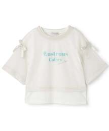 mezzo piano Junior（メゾピアノジュニア）の「【人気商品再入荷】【直営店で取り扱い無し】メッシュTシャツセット（Tシャツ/カットソー）」