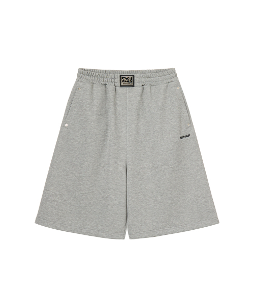 MIHAK(ミハク)の「メタルプレートバミューダパンツ(グレー)(スウェットパンツ・メンズ・その他・1/3/2)」の5枚目の写真