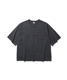 ANGLAN | Pigment Rugby Tee - Washed Grey(Tシャツ/カットソー)