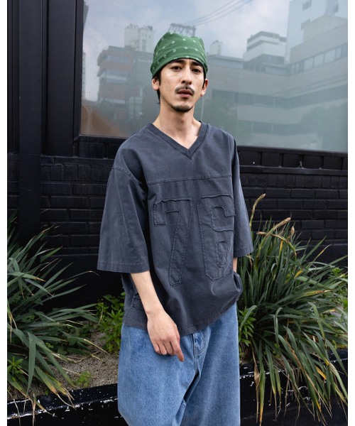 ANGLAN（アングラン）の「Pigment Rugby Tee - Washed Grey（Tシャツ/カットソー・メンズ・その他・1/2）」の2枚目の写真