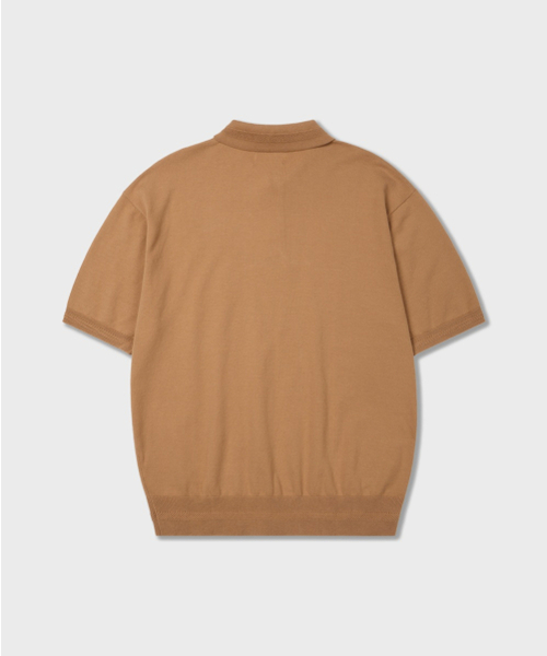 AMFEAST(アンフィースト)の「エッセンシャルポロハーフニットベージュ(ニット/セーター・メンズ・その他・X-LARGE/LARGE/MEDIUM)」の7枚目の写真