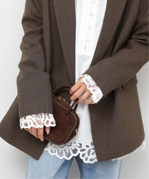 JOURNAL STANDARD relume(ジャーナルスタンダード レリューム)の「《WEB限定追加》エンブロイダリーブラウス(シャツ/ブラウス・レディース・ホワイト/ブラック・FREE)」の2枚目の写真