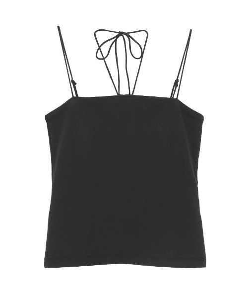 CLANE(クラネ)の「THIN CORD HALTER NECK TOPS(その他トップス・レディース・ブラック/ホワイト/ブラウン・2/1)」の12枚目の写真