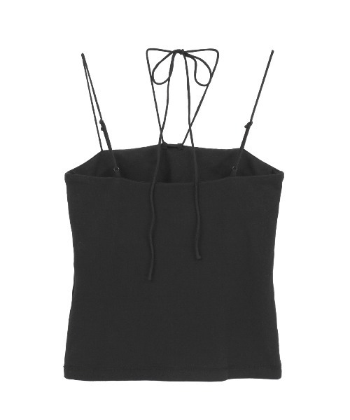 CLANE(クラネ)の「THIN CORD HALTER NECK TOPS(その他トップス・レディース・ブラック/ホワイト/ブラウン・2/1)」の13枚目の写真