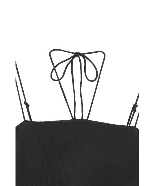 CLANE(クラネ)の「THIN CORD HALTER NECK TOPS(その他トップス・レディース・ブラック/ホワイト/ブラウン・2/1)」の14枚目の写真