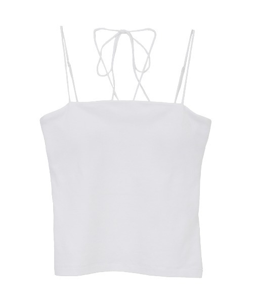 CLANE(クラネ)の「THIN CORD HALTER NECK TOPS(その他トップス・レディース・ブラック/ホワイト/ブラウン・2/1)」の18枚目の写真
