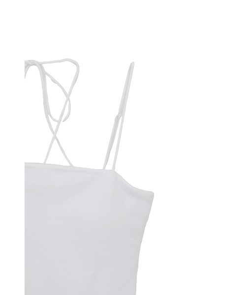 CLANE(クラネ)の「THIN CORD HALTER NECK TOPS(その他トップス・レディース・ブラック/ホワイト/ブラウン・2/1)」の21枚目の写真