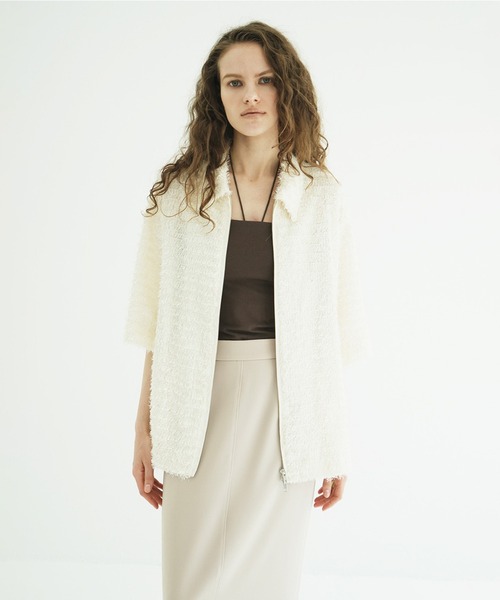 CLANE(クラネ)の「THIN CORD HALTER NECK TOPS(その他トップス・レディース・ブラック/ホワイト/ブラウン・2/1)」の10枚目の写真