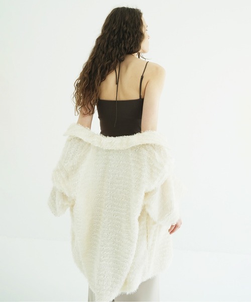 CLANE(クラネ)の「THIN CORD HALTER NECK TOPS(その他トップス・レディース・ブラック/ホワイト/ブラウン・2/1)」の11枚目の写真