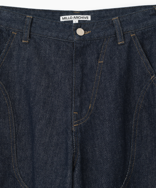 Millo Archive（ミロ アーカイブ）の「ベガススタッズパンツ [デニムブルー]（その他パンツ・メンズ・その他・MEDIUM/LARGE/X-LARGE）」の2枚目の写真