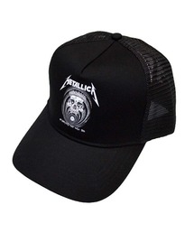 METALLICA（メタリカ）の「Metallica Unisex Mesh Back Cap: In Vertigo(Black) メタリカ メッシュ カーブバイザー ストリート ロック メンズ レディース 2026年 夏 夏服（キャップ）」