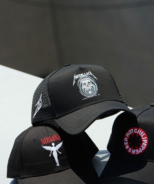 METALLICA(メタリカ)の「Metallica/メタリカ Unisex Mesh Back Cap: In Vertigo(Black) メッシュ カーブバイザー ストリート ロック メンズ レディース 2026年 夏 夏服(キャップ・メンズ・ブラック・FREE)」の10枚目の写真