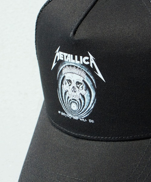 METALLICA(メタリカ)の「Metallica/メタリカ Unisex Mesh Back Cap: In Vertigo(Black) メッシュ カーブバイザー ストリート ロック メンズ レディース 2026年 夏 夏服(キャップ・メンズ・ブラック・FREE)」の4枚目の写真