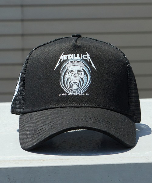 METALLICA(メタリカ)の「Metallica/メタリカ Unisex Mesh Back Cap: In Vertigo(Black) メッシュ カーブバイザー ストリート ロック メンズ レディース 2026年 夏 夏服(キャップ・メンズ・ブラック・FREE)」の11枚目の写真