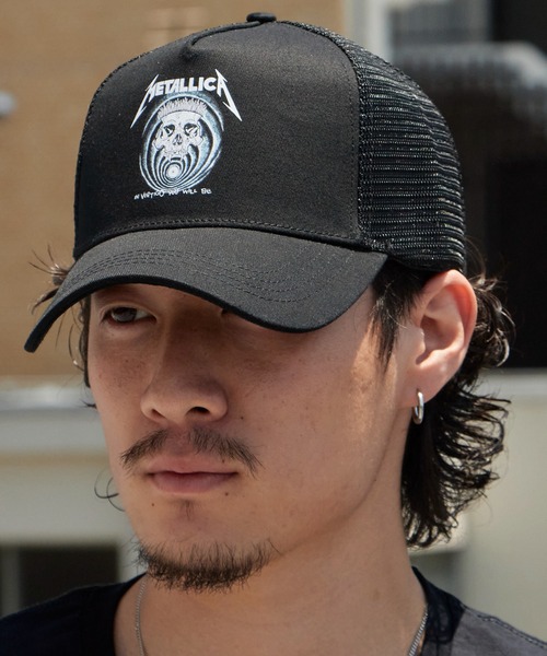METALLICA(メタリカ)の「Metallica/メタリカ Unisex Mesh Back Cap: In Vertigo(Black) メッシュ カーブバイザー ストリート ロック メンズ レディース 2026年 夏 夏服(キャップ・メンズ・ブラック・FREE)」の15枚目の写真