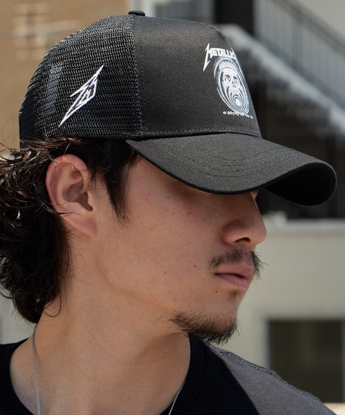 METALLICA(メタリカ)の「Metallica/メタリカ Unisex Mesh Back Cap: In Vertigo(Black) メッシュ カーブバイザー ストリート ロック メンズ レディース 2026年 夏 夏服(キャップ・メンズ・ブラック・FREE)」の16枚目の写真