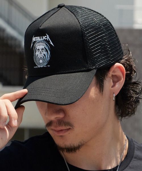 METALLICA(メタリカ)の「Metallica/メタリカ Unisex Mesh Back Cap: In Vertigo(Black) メッシュ カーブバイザー ストリート ロック メンズ レディース 2026年 夏 夏服(キャップ・メンズ・ブラック・FREE)」の17枚目の写真