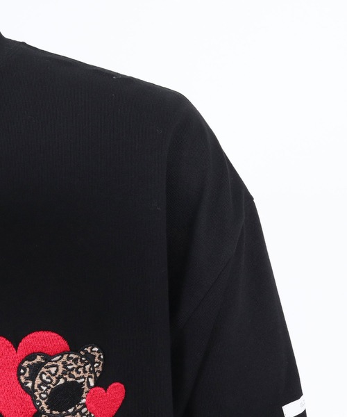 GLIMCLAP(グリムクラップ)の「mlt5760-Embroidered Long Sleeve T-shirt - Character & Playing Card Motifs ロングスリーブTシャツ(211-024-gla-cg)(Tシャツ/カットソー・メンズ・ホワイト/ブラック・M/S/L)」の19枚目の写真