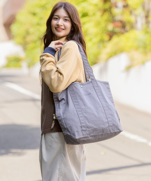 L.L.Bean(エルエルビーン)の「グローサリー・トート、トール(トートバッグ・レディース・アイボリー/パープル/ブラック/ベージュ/グレー/ピンク・ONE SIZE)」の17枚目の写真