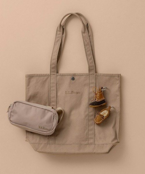 L.L.Bean(エルエルビーン)の「グローサリー・トート、トール(トートバッグ・レディース・アイボリー/パープル/ブラック/ベージュ/グレー/ピンク・ONE SIZE)」の10枚目の写真
