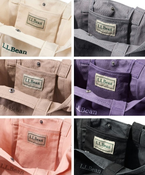 L.L.Bean(エルエルビーン)の「グローサリー・トート、トール(トートバッグ・レディース・アイボリー/パープル/ブラック/ベージュ/グレー/ピンク・ONE SIZE)」の9枚目の写真