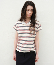 Stripe PK T-shirt - Ecru Stripe