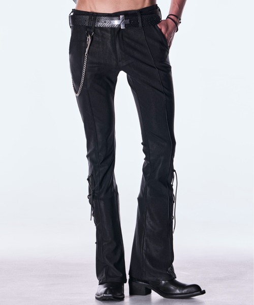 キリュウキリュウ ハーフパンツ カーゴ S ブラック kiryuyrik kiryuyrik/キリュウキリュウ/Lace Up Flare Pants（その他パンツ
