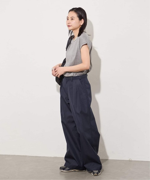 JOURNAL STANDARD（ジャーナルスタンダード）の「《追加3》汗ジミ防止ナノシアコンパクトTシャツ（Tシャツ/カットソー・レディース・ホワイト/グレー/サックスブルー/ベージュ系その他・FREE）」の16枚目の写真