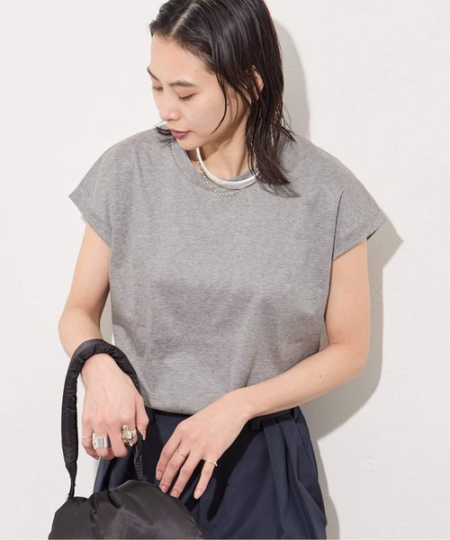 JOURNAL STANDARD（ジャーナルスタンダード）の「《追加3》汗ジミ防止ナノシアコンパクトTシャツ（Tシャツ/カットソー・レディース・ホワイト/グレー/サックスブルー/ベージュ系その他・FREE）」の19枚目の写真