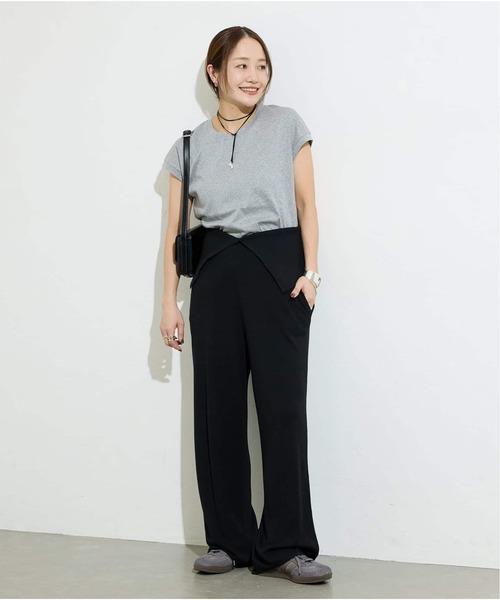 JOURNAL STANDARD（ジャーナルスタンダード）の「《追加3》汗ジミ防止ナノシアコンパクトTシャツ（Tシャツ/カットソー・レディース・ホワイト/グレー/サックスブルー/ベージュ系その他・FREE）」の20枚目の写真