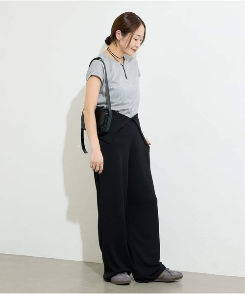 JOURNAL STANDARD（ジャーナルスタンダード）の「《追加3》汗ジミ防止ナノシアコンパクトTシャツ（Tシャツ/カットソー・レディース・ホワイト/グレー/サックスブルー/ベージュ系その他・FREE）」の21枚目の写真