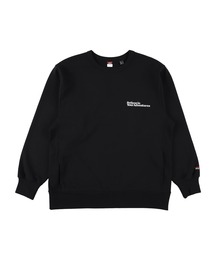 ECOHYBRID MESSAGE EMB SWEAT/エコハイブリッド メッセージ エンブロイダリー スウェット