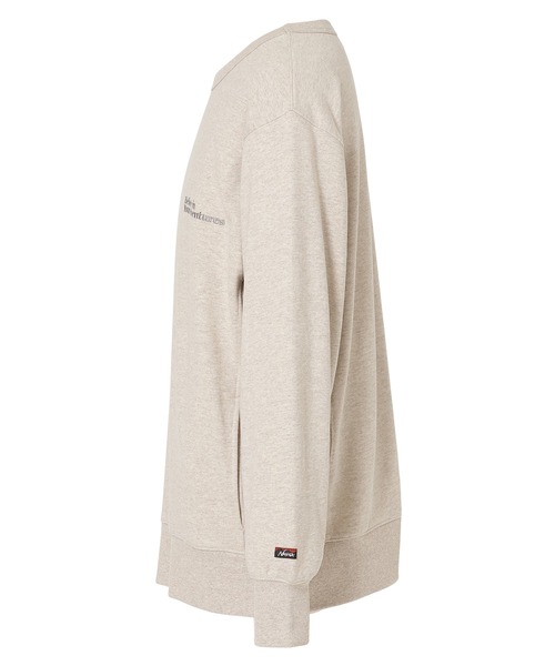 NANGA（ナンガ）の「ECOHYBRID MESSAGE EMB SWEAT/エコハイブリッド メッセージ エンブロイダリー スウェット（スウェット・メンズ・ライトグレー/ブラック系その他/オートミール・S/L/M）」の12枚目の写真
